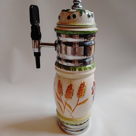 Vintage Beck's German Beer Draught Tower CERAMIC Beer Tap Tower Draft Arm LARGE - Picture 3 of 11